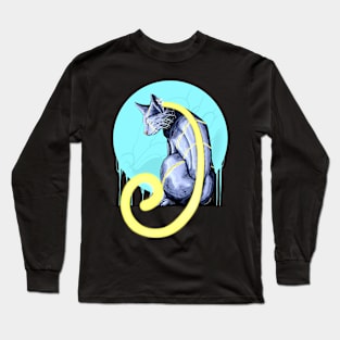 Moonlight Cat Long Sleeve T-Shirt